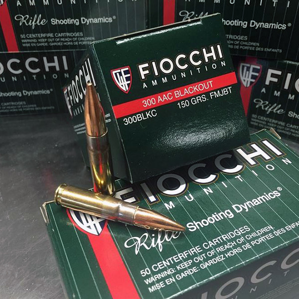 Fiocchi 300 Blackout 150 gr. FMJ 300BLKC 50 rnd/box